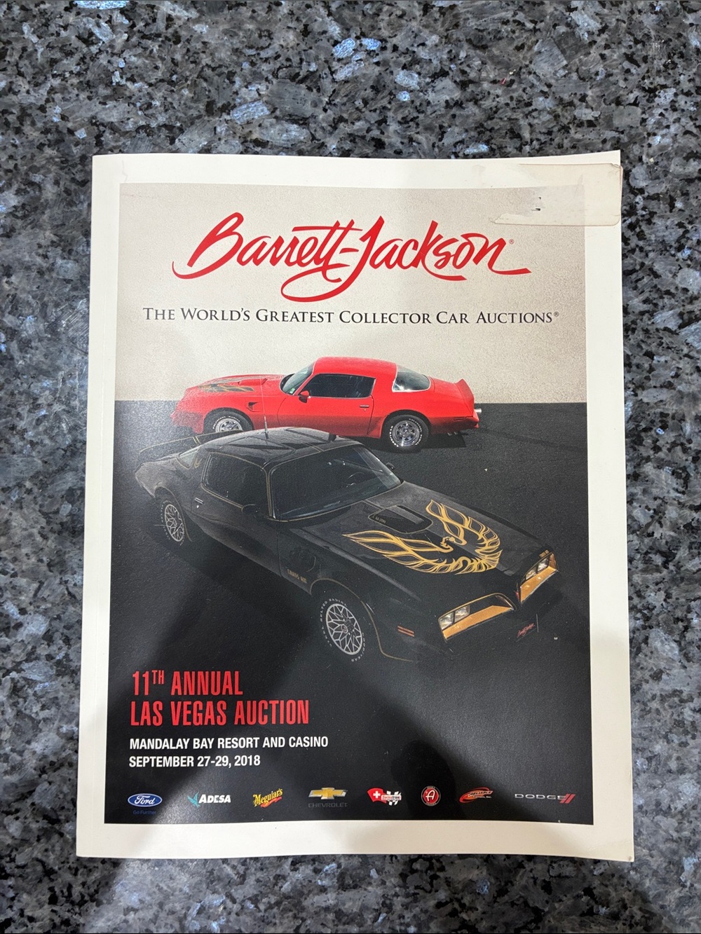 2018 Black & Red Collector Car Book